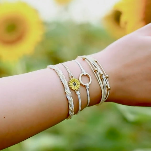 Sunflower 🌻 Bracelet Stack