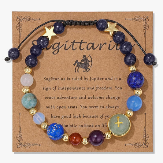 Sagittarius💫 Crystal Bracelet