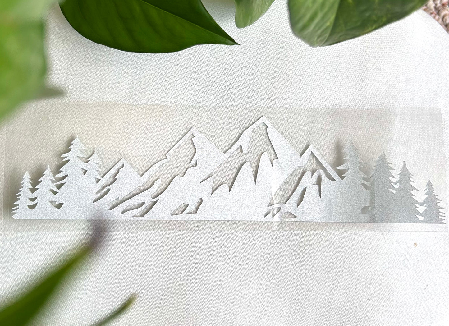 *The mountains are calling* Car window decal