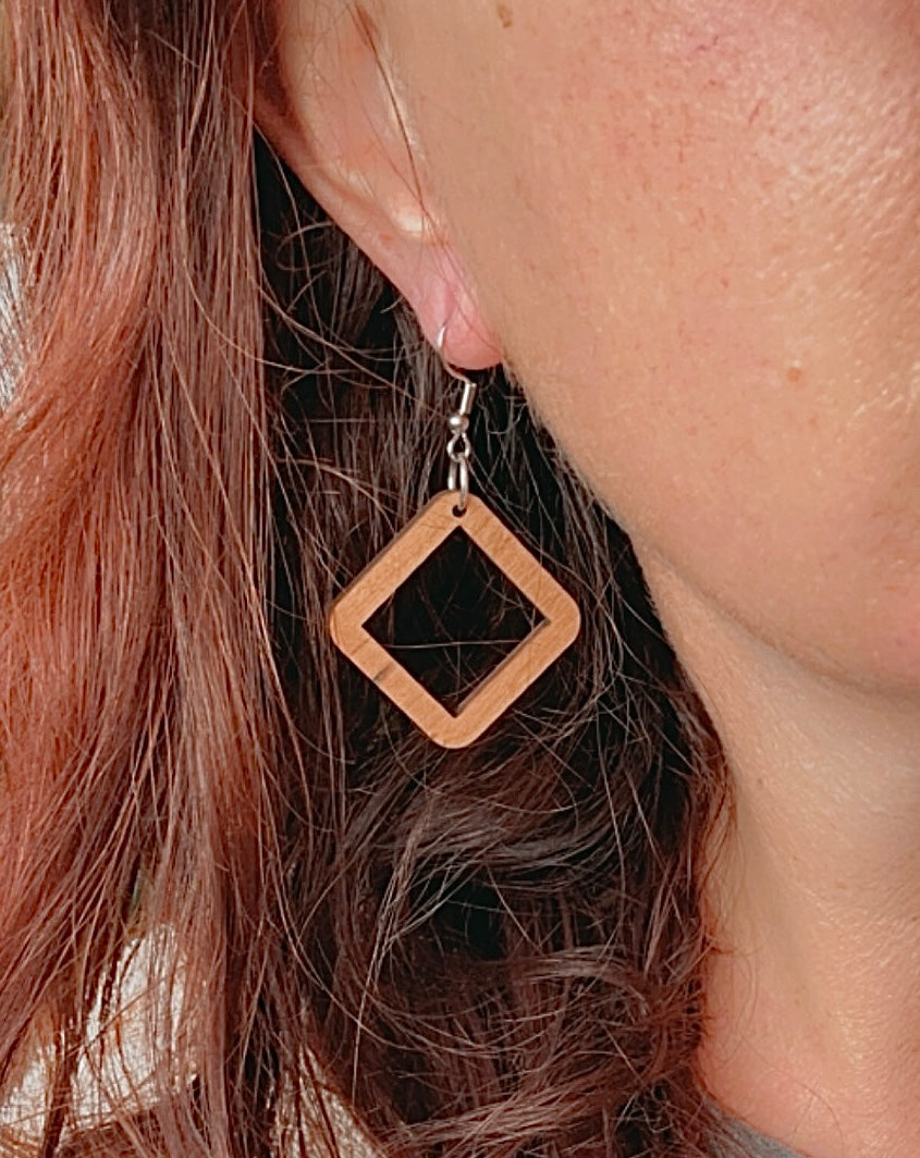 *Maple* Wooden Earrings