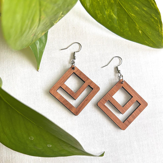 *Willow* Wooden Earrings