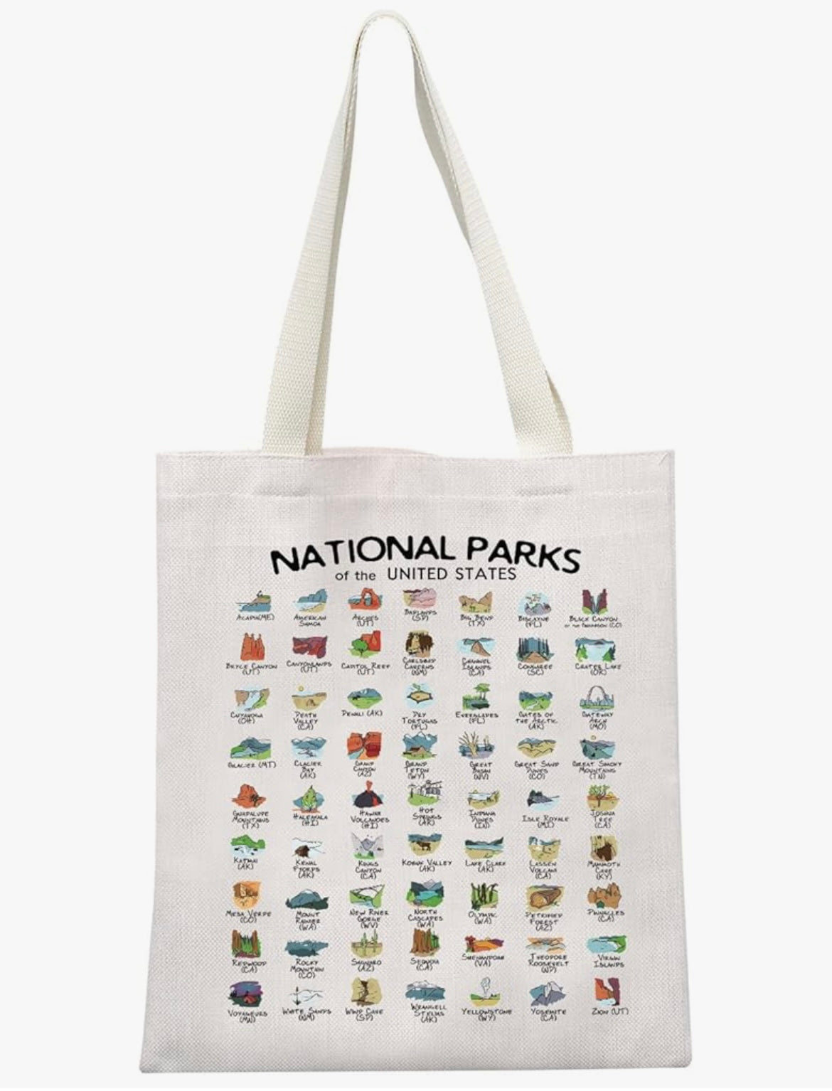 ⛰️🌲 National Parks•Tote Bag