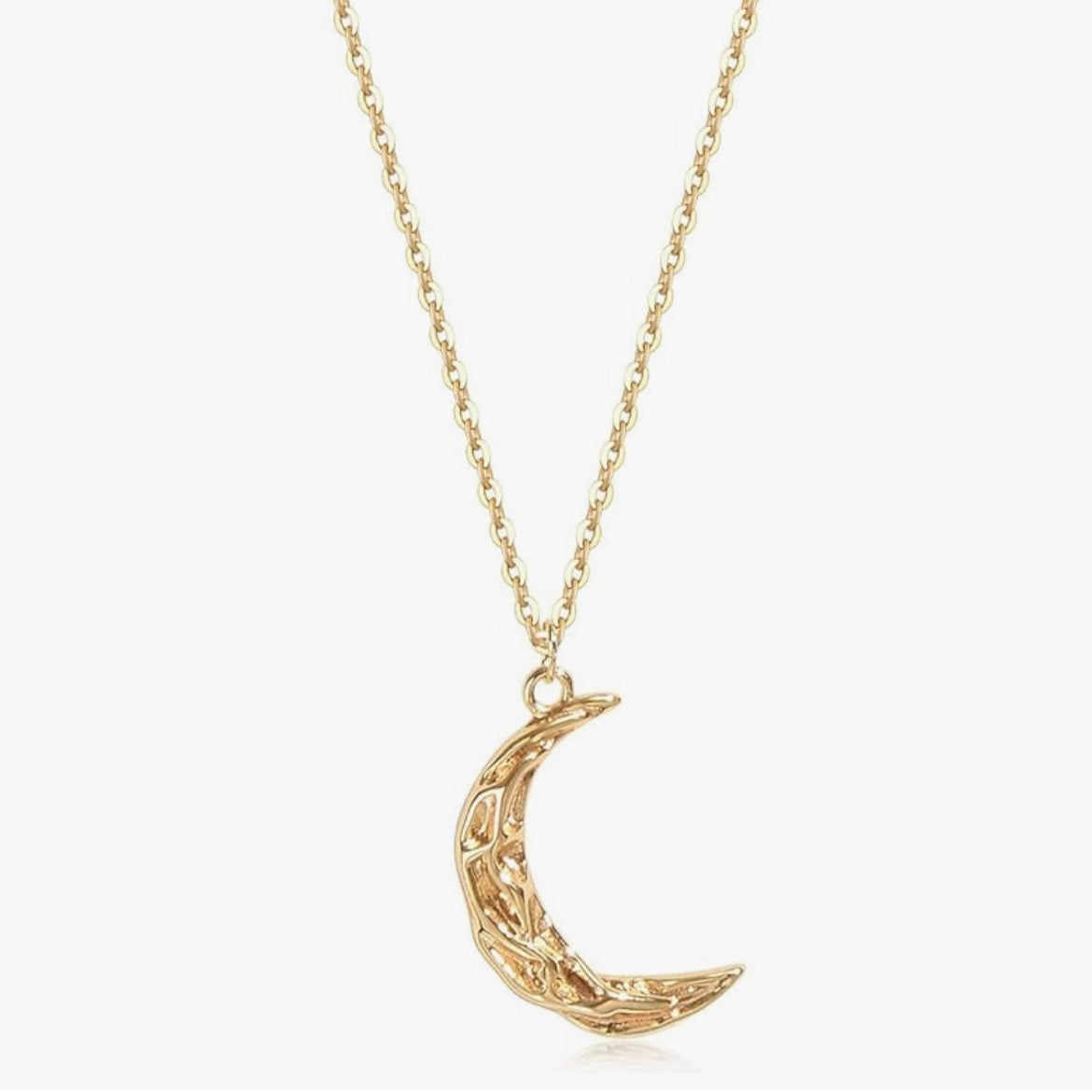 🌙 Feminine Prana✨Gold Moon Necklace